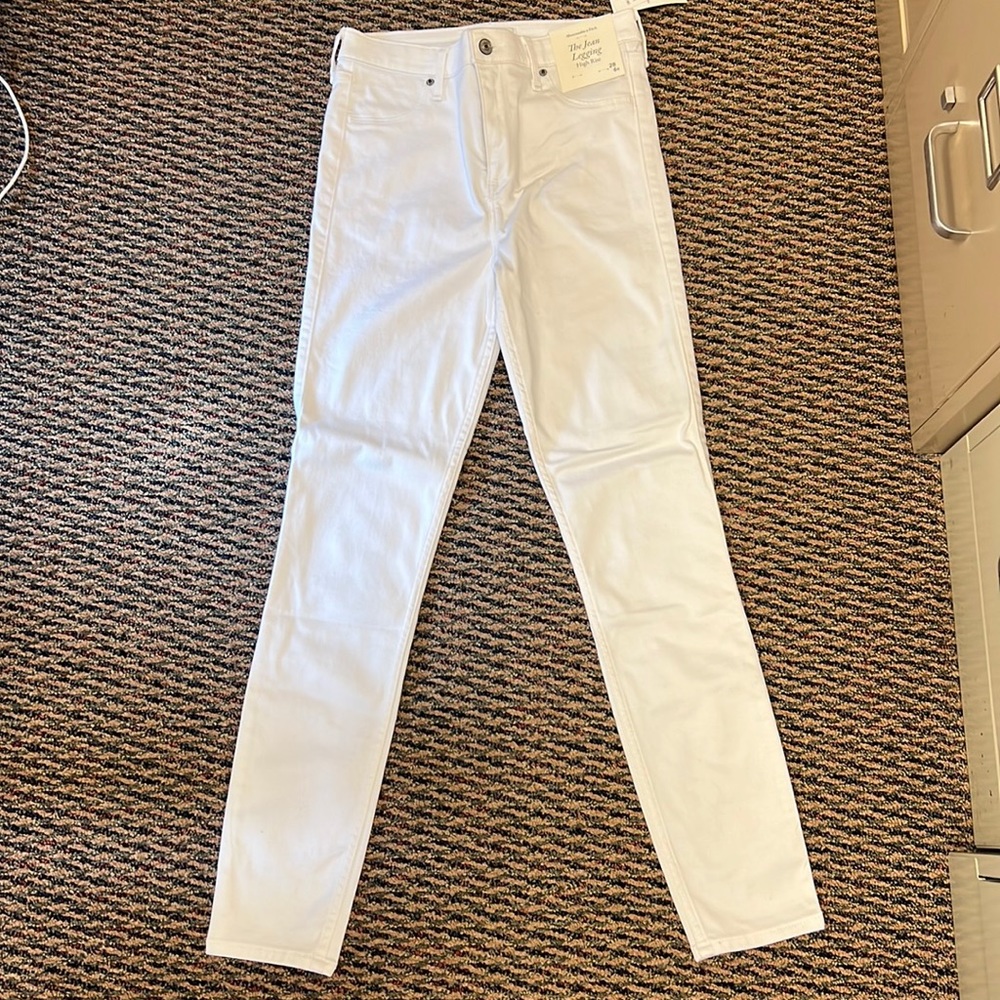 High rise  jean leggings